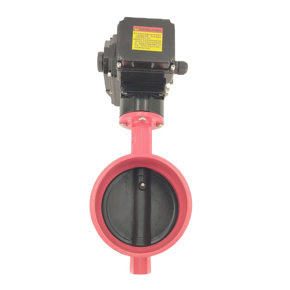 Comhla Féileacán Clamp Groove Leictreach